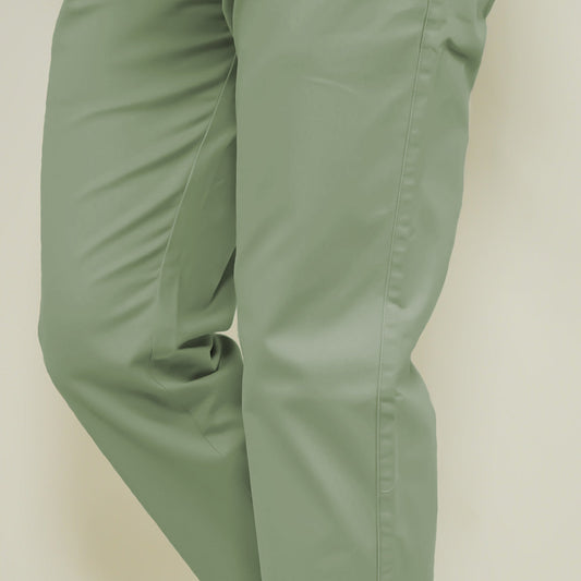 Olive Green Cotton Chinos