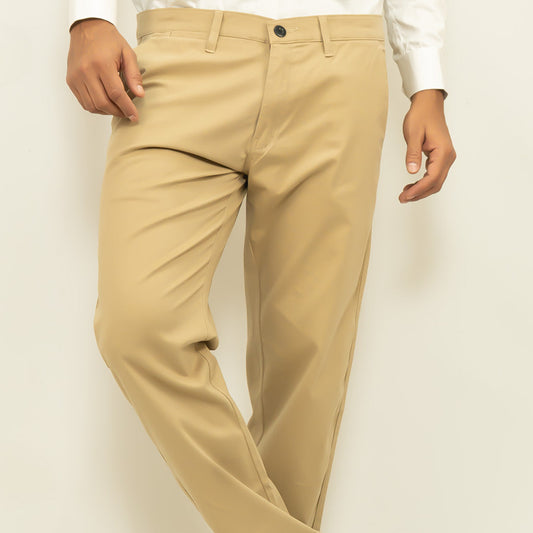 Khaki Cotton Chinos