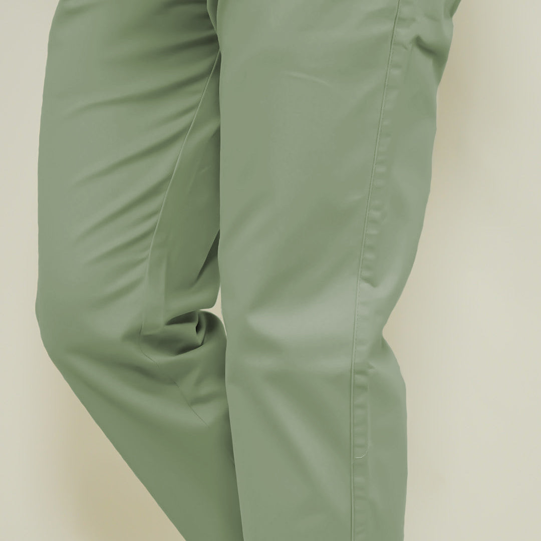 Olive Green Cotton Chinos