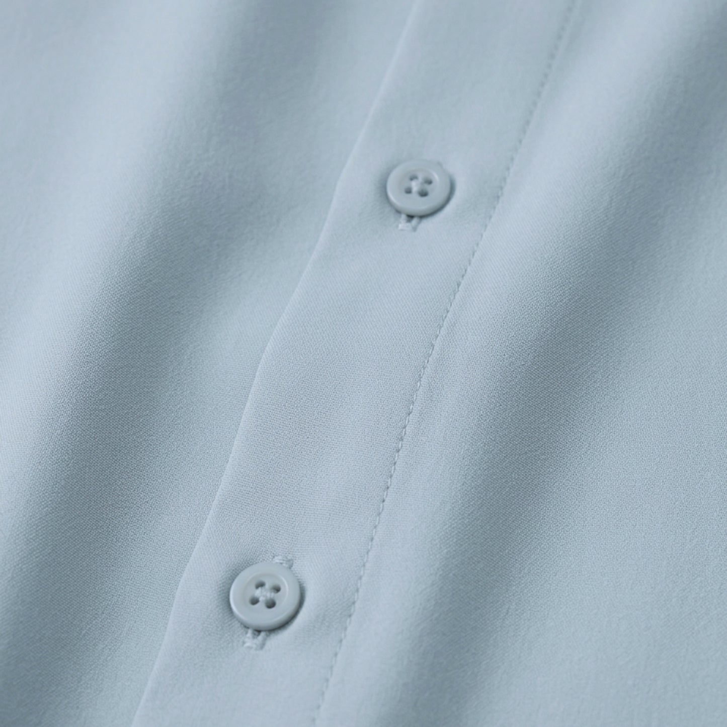 Light Grey Cotton Satin Shirt