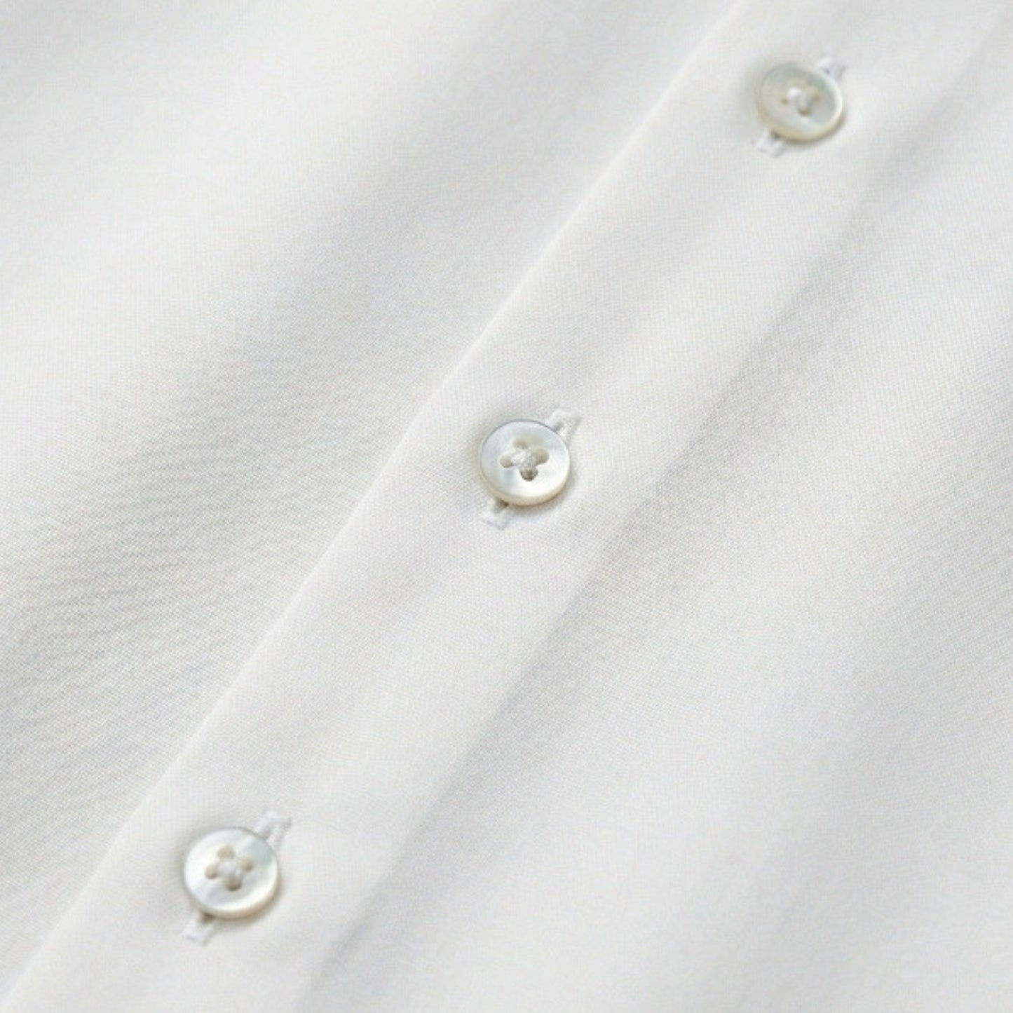 White Cotton Satin Shirt
