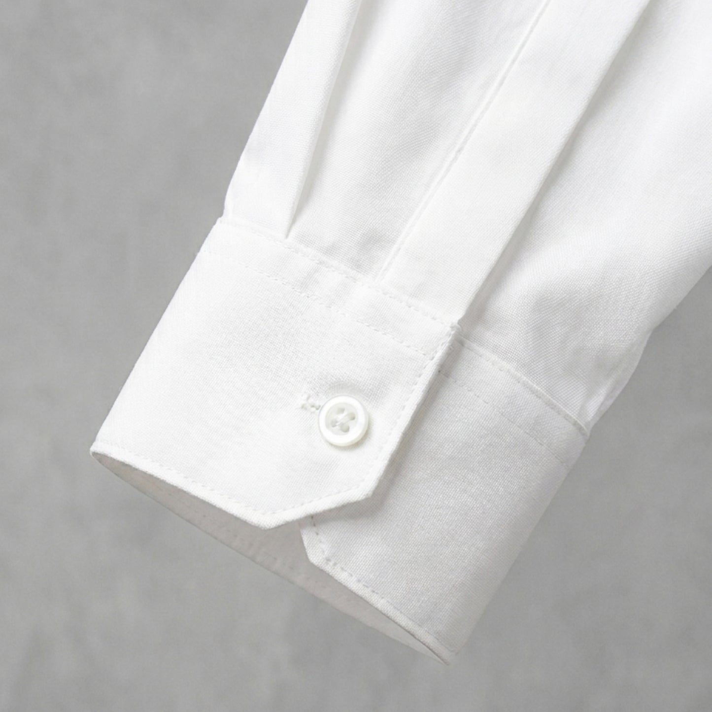 White Cotton Satin Shirt