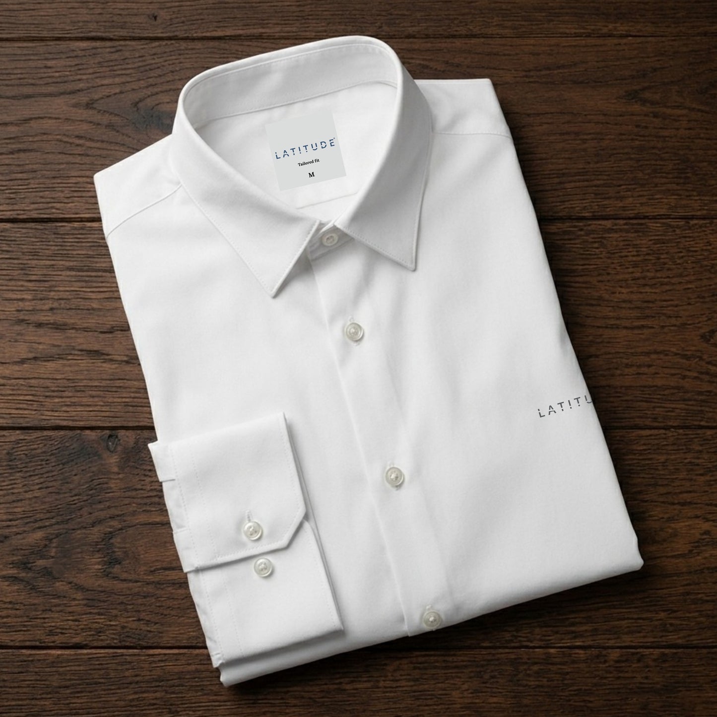 White Cotton Satin Shirt